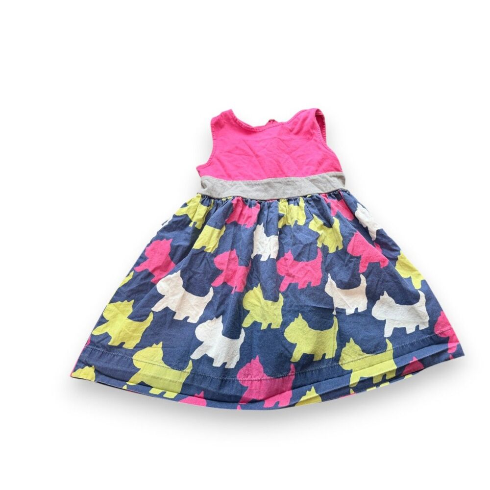 Mini Boden Scottie Dog Pinafore/Sleeveless Dress 18-24 Months